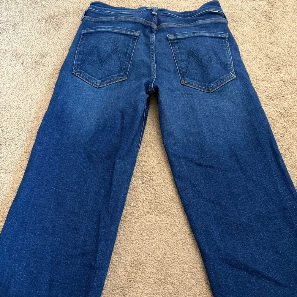 Mother Women’s Size 28 The Mid Rise Rambler Zip Ankle Coastal Colors Denim Jeans - Picture 10 of 15